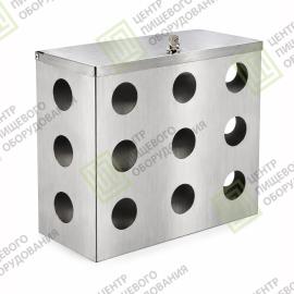 Диспенсер для бахил закрытый с крышкой 150х350х300 Арт. DDB-004