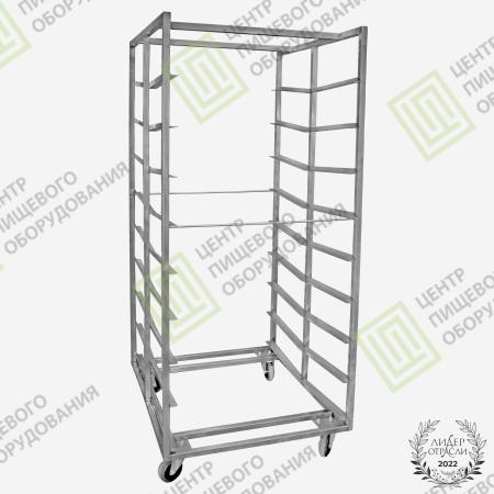 Тележка для хлебных лотков 806x920x1770 9 уровней под лоток 450х740