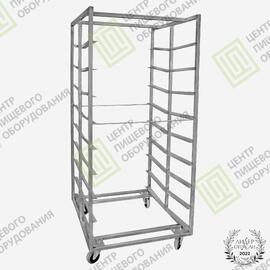 Тележка для хлебных лотков 806x920x1770 10 уровней под лоток 450х740
