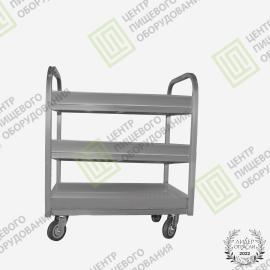 Тележка для сбора посуды 450х850х930 3 полки