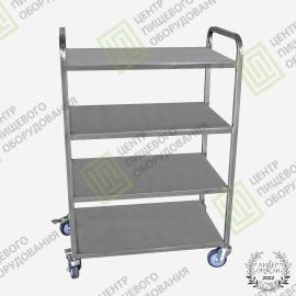 Тележка сервировочная 450х850х950 4 полки