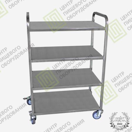 Тележка сервировочная 450х850х950 4 полки