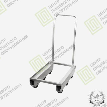 Тележка для транспортировки ящиков с ручкой 412х660х205 под 1 ящик 400х600