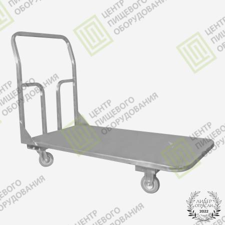Тележка платформенная 800х1225х920 Нержавеющая сталь