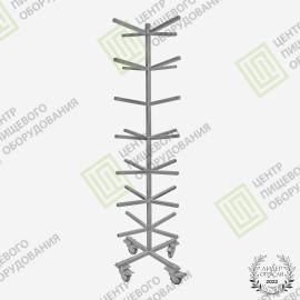 Тележка для сушки форм 800х800х1800 9 уровней