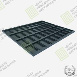 Противень для чиабатта усиленный с антипригарным покрытием 800х900х20 36 ячеек Алюминий