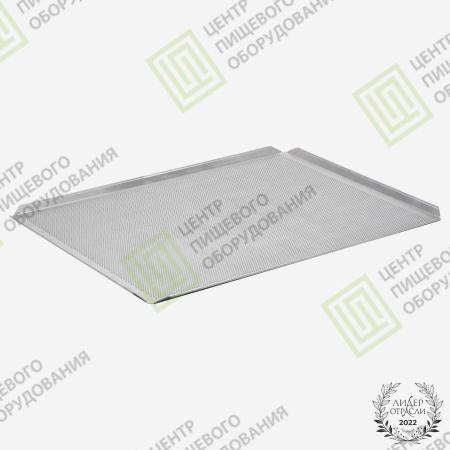 Противень 4 борта перфорированный 400х600х20 борта под 45 градусов Алюминий 