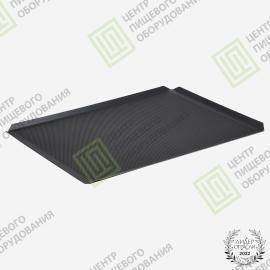 Противень 4 борта перфорированный с антипригарным покрытием 500х750х20 борта под 45 гр Алюминий 