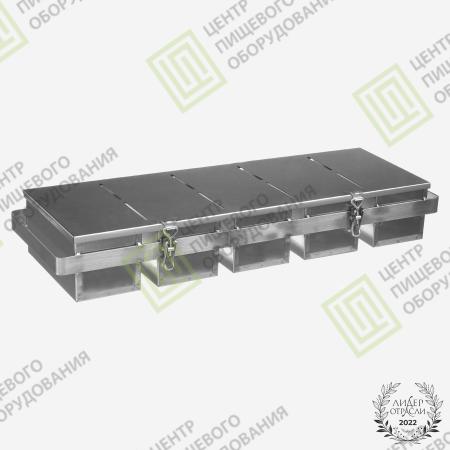 Кассета для тостового хлеба 600х275х93 5 форм 90х240х90 Нержавеющая сталь