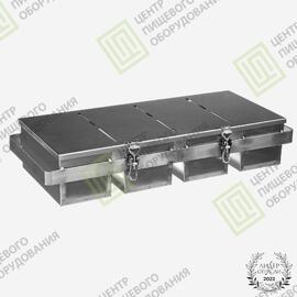 Кассета для тостового хлеба 600х305х93 5 форм 90х270х90 Нержавеющая сталь