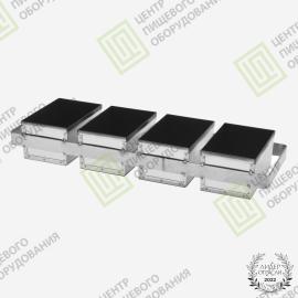 Кассета для выпечки хлеба с антипригарным покрытием 600х250х90 5 форм 90х240х90  Нержавеющая сталь