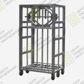 Пресс-рама трехрядная 1000х870х1980 Нержавеющая сталь AISI 304