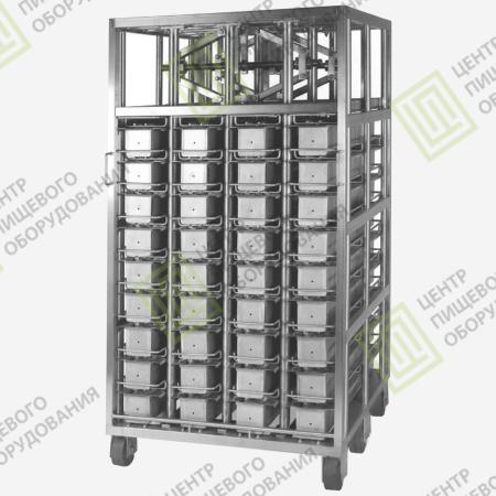 Пресс-рама 1000х1030х1980 36 форм (100х100х960) Нержавеющая сталь AISI 304 Пресс-рама 1000х1030х1980 36 форм (100х100х960) Нержавеющая сталь AISI 304