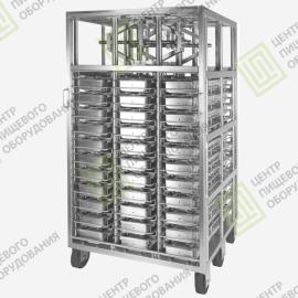 Пресс-рама 1000х1030х1980 33 формы (180х80х960) Нержавеющая сталь AISI 304