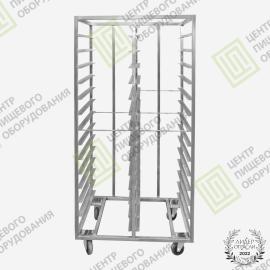 Тележка для транспортировки двойная 895х625х1800 16 уровней под противень 400х600