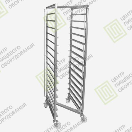 Тележка для транспортировки Z-образная 460х638х1800 18 уровней под противень 400х600