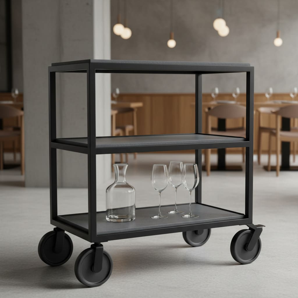 сервировочные тележки для ресторанов и столовых