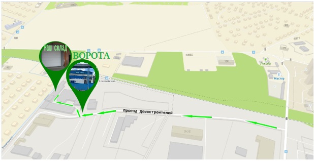 схема проезда